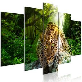 Reprodukcija Artgeist Leopard Lying N7918PWD, 100 cm x 50 cm