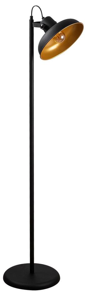 Stāvlampa Opviq Lik 4036, 40 W, E27, zelta krās./melna krās.