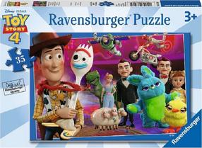 Dėlionė Ravensburger Toy Story 4 367331, 18 cm x 26 cm, 35 vnt., įvairių spalvų