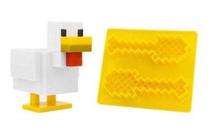 Rinkinys Paladone Minecraft Egg Cup & Toast Cutter, 3 m., plastikas, balta sp./geltona sp.