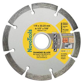 Dimanta disks NovoTools, 115 mm x 22.2 mm x 2.0 mm