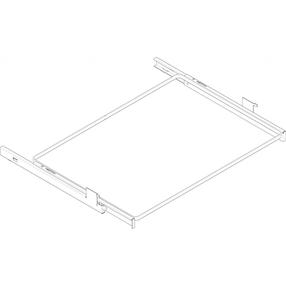 Atvilktne 10727-00000, 61 cm x 40.5 cm, balta krās.