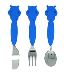 Stalo įrankiai Marcus & Marcus Cutlery Set Lucas, 3 m., nerūdijantysis plienas/silikonas, mėlyna sp.