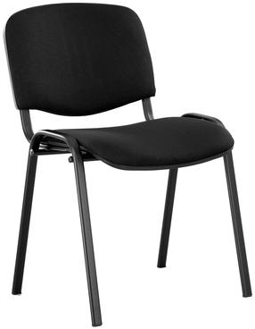 Apmeklētāju krēsls Iso Black (Senc) C11, melna krās.