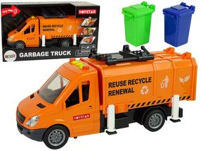 Mänguasja prügiauto Toystar Garbage Truck 10429, oranž v.