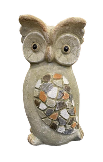 Sodo dekoracija "Pelėda" Besk, 14 cm x 14 cm x 27 cm, įvairių spalvų