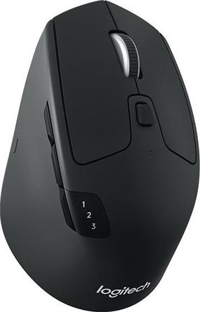 Belaidė kompiuterinė pelė Logitech M720, bluetooth, juoda sp.