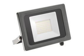 Prožektorius be judesio daviklio, tvirtinamas prie sienos GTV Viper, 50 W, 4500 lm, 4000 °K, IP65, pilka sp.