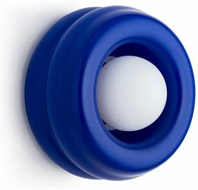 Šviestuvas sieninis Argon Tevo 8813, G9, 1 x 4.5 W, balta sp. / mėlyna sp., 19 x 19 cm