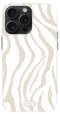 Telefono dėklas Mio Sandy Zebra, balta sp./pilka sp./smėlio sp., Apple