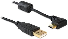 Laidas Delock USB / USB micro USB A male, Micro USB B male, 1 m, juoda sp.