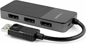 USB šakotuvas StarTech DisplayPort MST MST14DP123DP Displayport, Displayport, juoda sp.