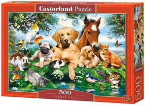 Dėlionė Castorland Summer Pals 500 el. B-53230, 500 vnt.