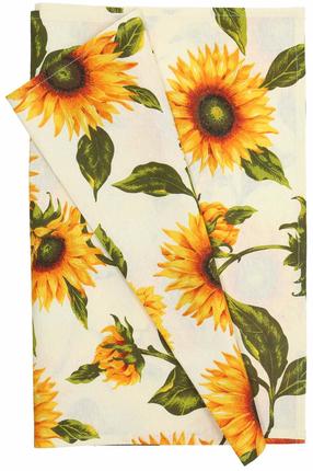 Stalo takelis stačiakampė Home4you Loneta New, geltona sp./žalia sp., 43 x 116 cm