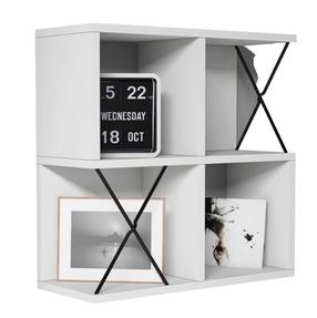 Sieninė lentyna Kalune Design Extra 845HCT1615, balta sp., 60 cm x 24 cm x 60 cm