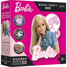 Puidust pusle Trefl Barbie 20201, 17 cm x 22 cm, 50 tk