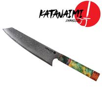 Virtuvinis peilis Katanaimi Damasko, 345 mm, nerūdijantysis plienas/mediena