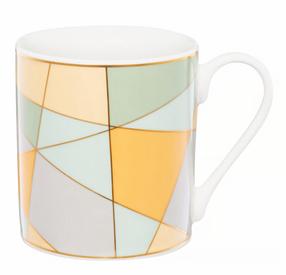 Puodelis Ambition Geometric Pastel, įvairių spalvų, 0.38 l