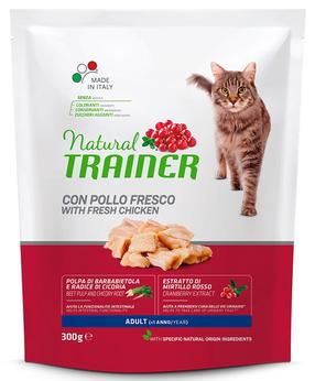 Sausas kačių maistas Natural Trainer Adult Chicken, vištiena, 0.3 kg