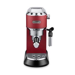 Pusiau automatinis kavos aparatas DeLonghi Dedica Metallics Dedica Style EC685.R, sidabro sp./raudona sp.