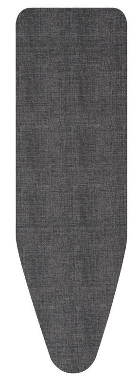 Kate triikimislauale Brabantia, 124 cm x 45 cm, must v.