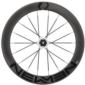 Велосипедное колесо Newmen Streem Carbon 622 18H Road SP C-Lock 12x142 XDR, алюминий/углеродное волокно, черный цв., 28"