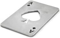 Butelio atidarytuvas Mikamax Ace of Spades 02829, nerūdijantysis plienas