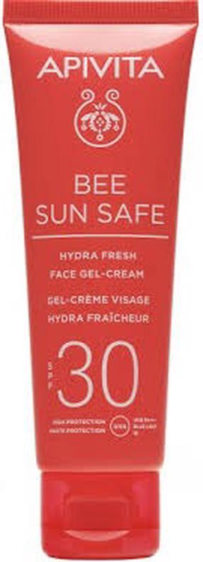 Средство для ухода за загаром для лица Apivita Bee Sun Safe Hydra Fresh SPF30, 50 мл