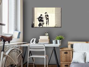 Reproduktsioon Artgeist Sniper And Child By Banksy N4159, 60 cm x 40 cm