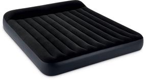 Piepūšams matracis Intex Deluxe King Royal Airbed, melna krās., 203 cm x 183 cm x 25 cm