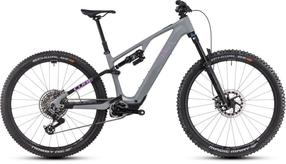 Elektriskais velosipēds Cube AMS Hybrid ONE44 C:68X TM 400X, L, 29", 250 W, 11.1 Ah, pelēka krās./violeta krās.