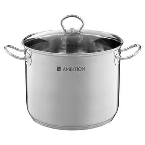 Puodas Ambition Acero, Ø24 cm, 8.4 l, sidabro sp.