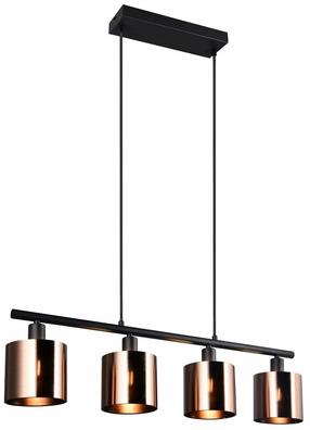 Lampa griesti RL Jason, E14, 4 x 10 W, bronza krās. / melna krās.