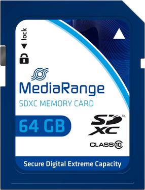 Atmiņas karte MediaRange MR965, 64 GB, 60 Mb/s - 15 Mb/s