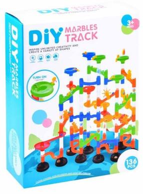 Конструктор с шариковой дорожкой DIY Marbles ZA3902, многоцветный