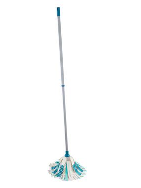 Щетка для мытья полов Leifheit Power Mop 3in1, 78 - 137 см, синий цв./белый цв./серый цв.