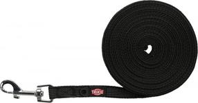 Suņu pavada Trixie Tracking Leash 19786, melna krās., S/M, 5 m x 15 mm