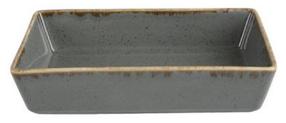 Lėkštė Porland Seasons, 16 cm x 11 cm, juoda sp./pilka sp.