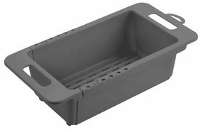 Valamu organiseerija Metaltex Drain-Flex, 52 cm x 18 cm x 10 cm, polüpropüleen (pp), hall v.