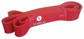 Полоса сопротивления Sveltus 0574, 103 см x 2.9 см, красный цв.