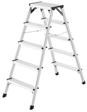 Trepes dubultās mājsaimniecības trepes Hailo D60 StandardLine, 265 cm, 120 cm