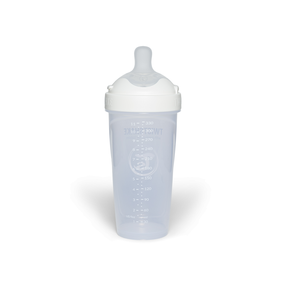 Kūdikių buteliukas Twistshake Pro Double, 330 ml, 4 mėn., balta sp.