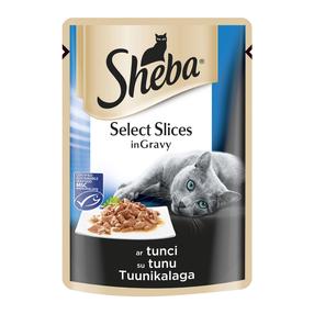 Šlapias kačių maistas Sheba, grūdai, 0.085 kg