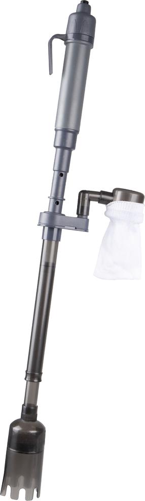 Akvārija tīrīšanas instruments Flamingo Dolfy, 0.23 kg, pelēka krās., 13 cm