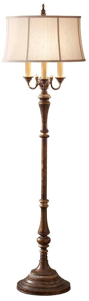 Stāvlampa Elstead Lighting Gibson FE-GIBSON-FL, 60 W, E27, balta krās.