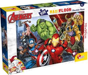 Пазл Lisciani Marvel Avengers, 50 см x 70 см, 108 шт., многоцветный