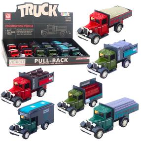  Игрушечный грузовик Lean Toys Construction Vehicle, (цвет/дизайн выбирается случайным образом)