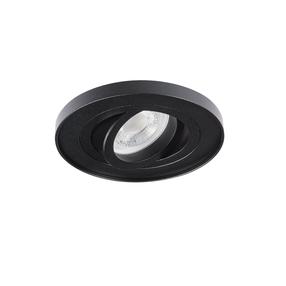 Šviestuvas įleidžiamas Kanlux Tiny Bord 37165, GU10, juoda sp., 10 W