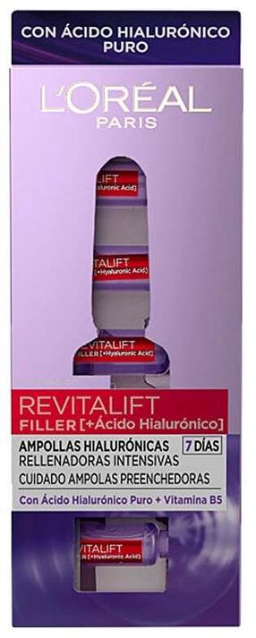 Ампулы для ухода за лицом L’Oréal Paris Revitalift Filler, 1.3 мл, 40+, 7 шт.