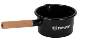 Katls Petromax Enameled Pot, koks/emaljēts tērauds, 18.5 cm, 0.5 l, melna krās.